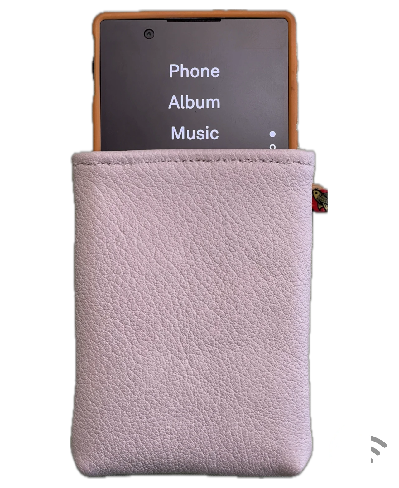 MELWERK Light-Phone-3 case Genuine Leather White wideSize
